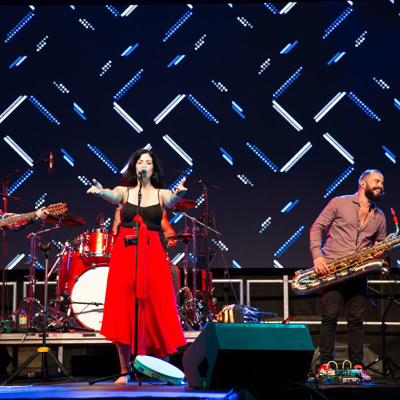 Show at ItalfestMTL.