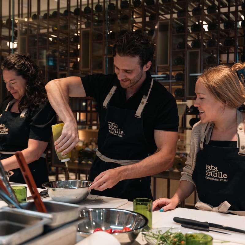 Cooking workshop at Ratatouille.