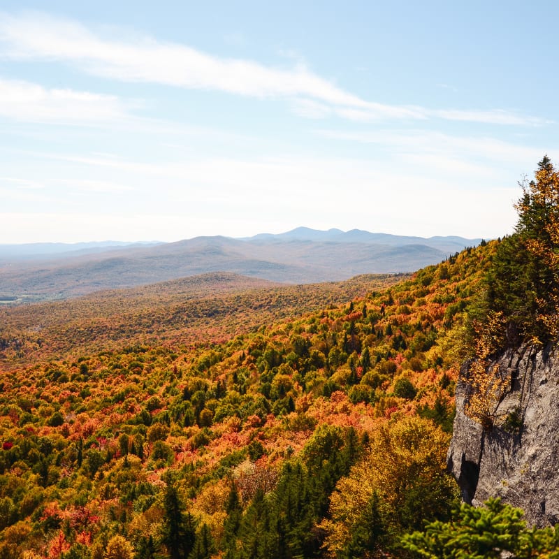 Fall scenery in Brome-Missisquoi.