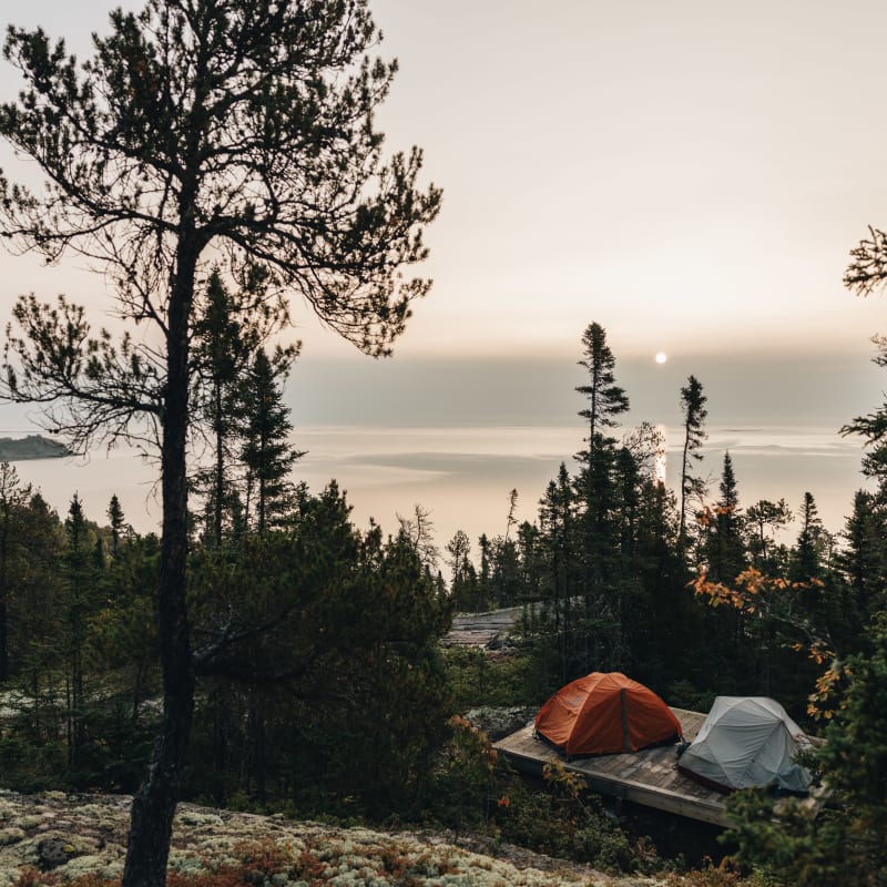 Camping de Sauvage Charlevoix.