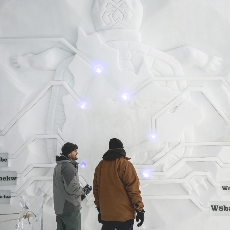 Ice Hotel - Snow map of Indigenous territories