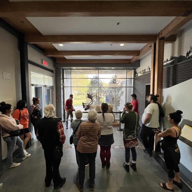 Guided tour of a cultural centre