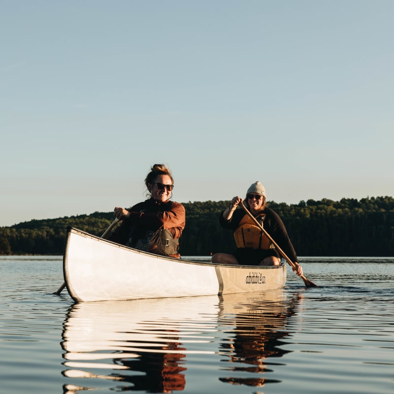 Canot-camping au Parc régional du Lac Taureau