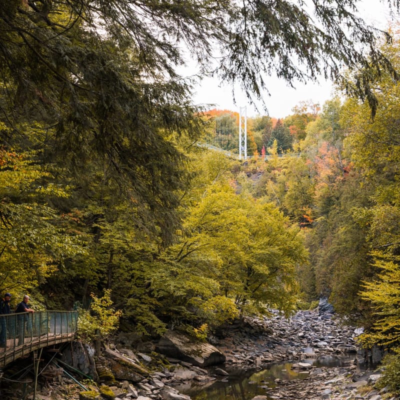 Parc de la Gorge de Coaticook.