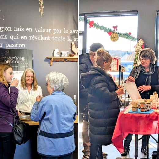 Avant-goût de Noël chez Gourmande boutique