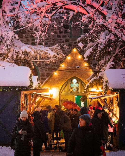 Marché de Noël et des Traditions de Longueuil.